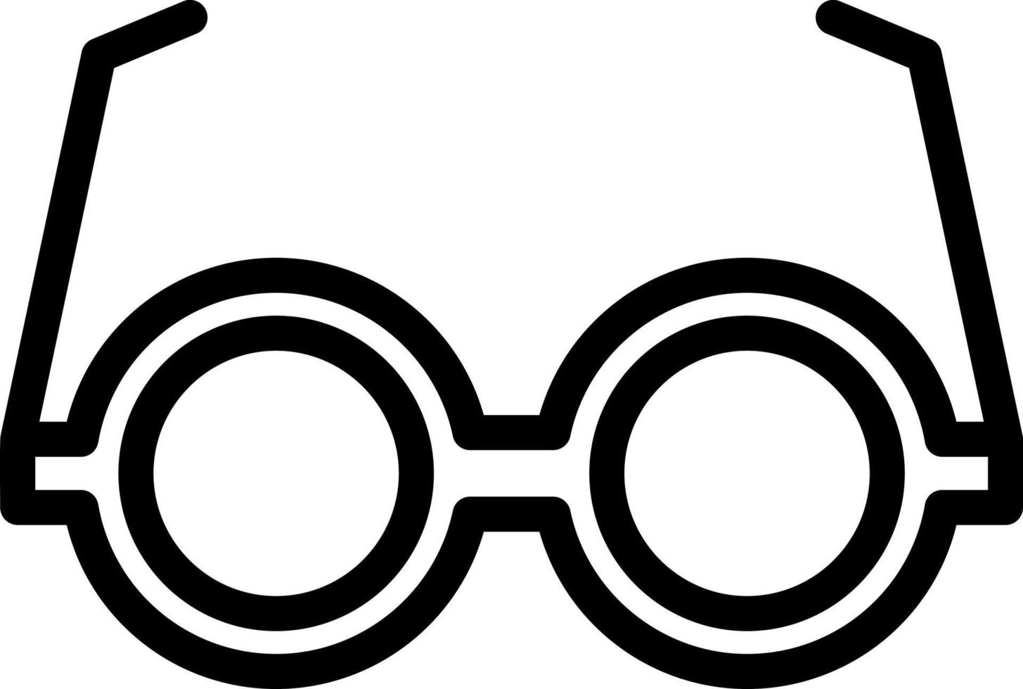 diseño de icono de vector de gafas