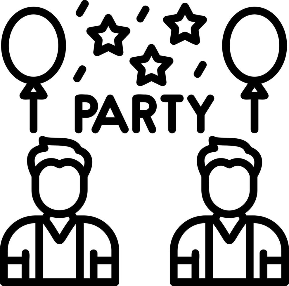 Party Vector Icon Design