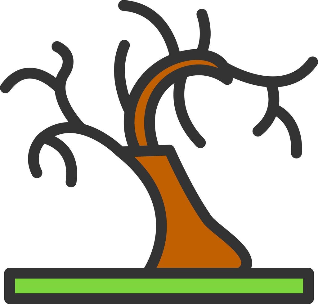diseño de icono de vector de árbol de mundo