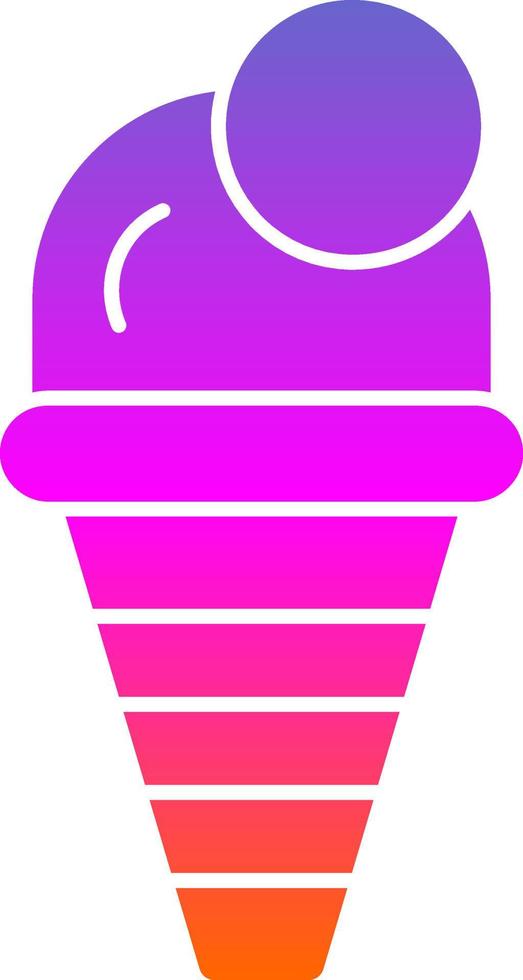 Ice Cream Vector Icon Design