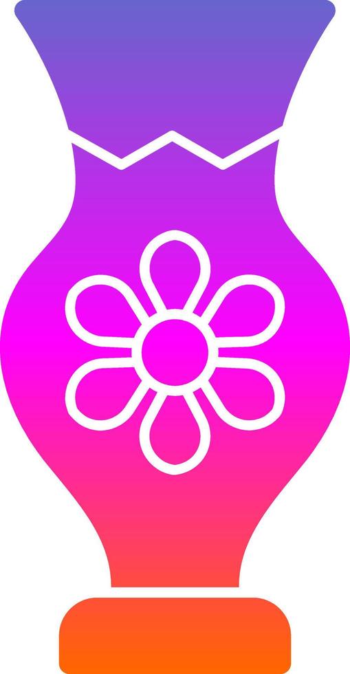 Vase Vector Icon Design
