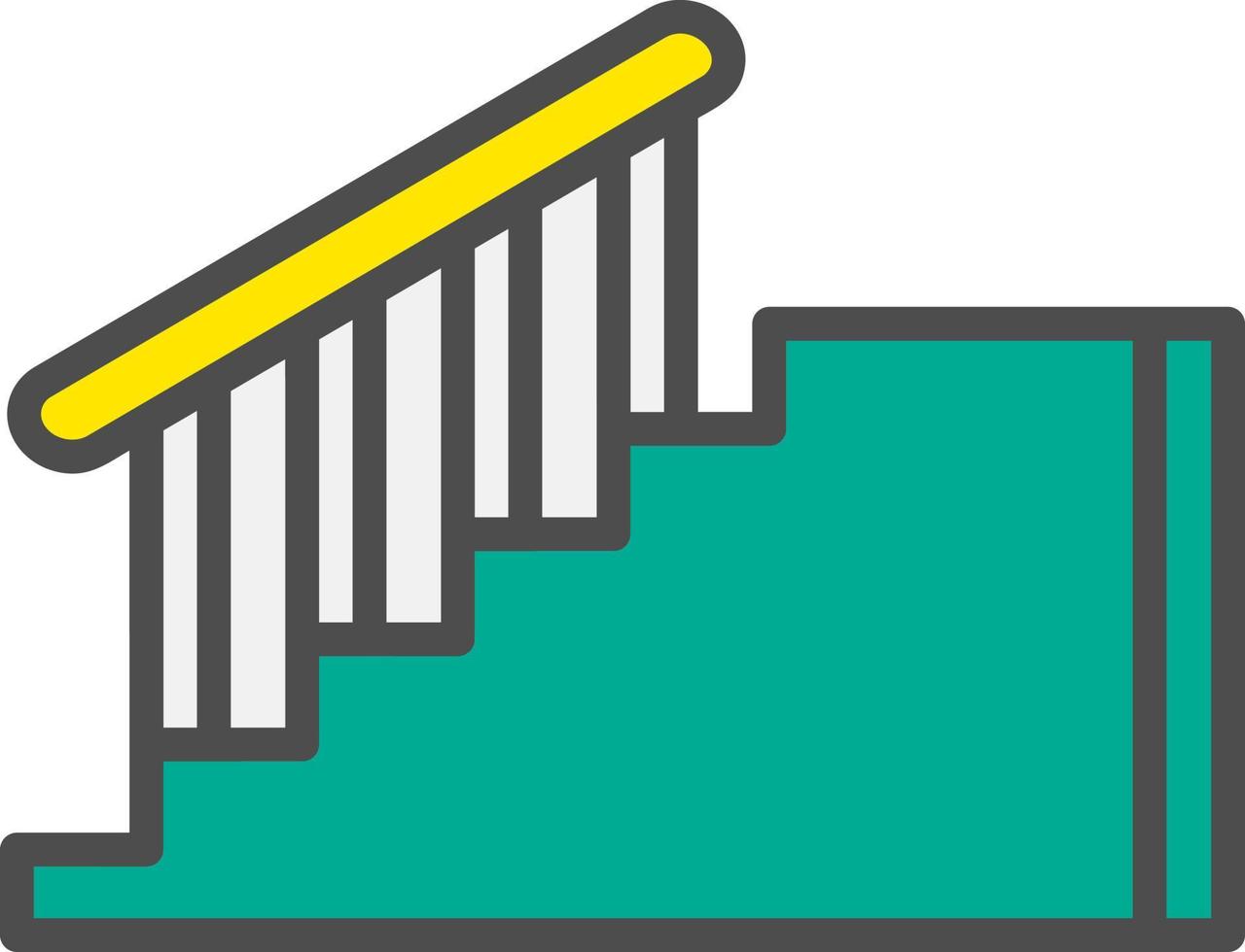 icono de vector de escaleras