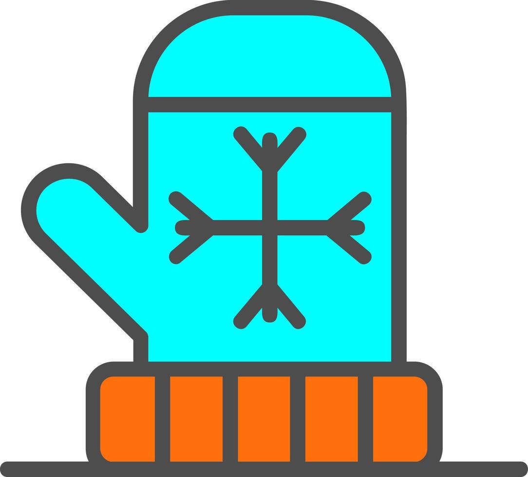 Mitten Vector Icon