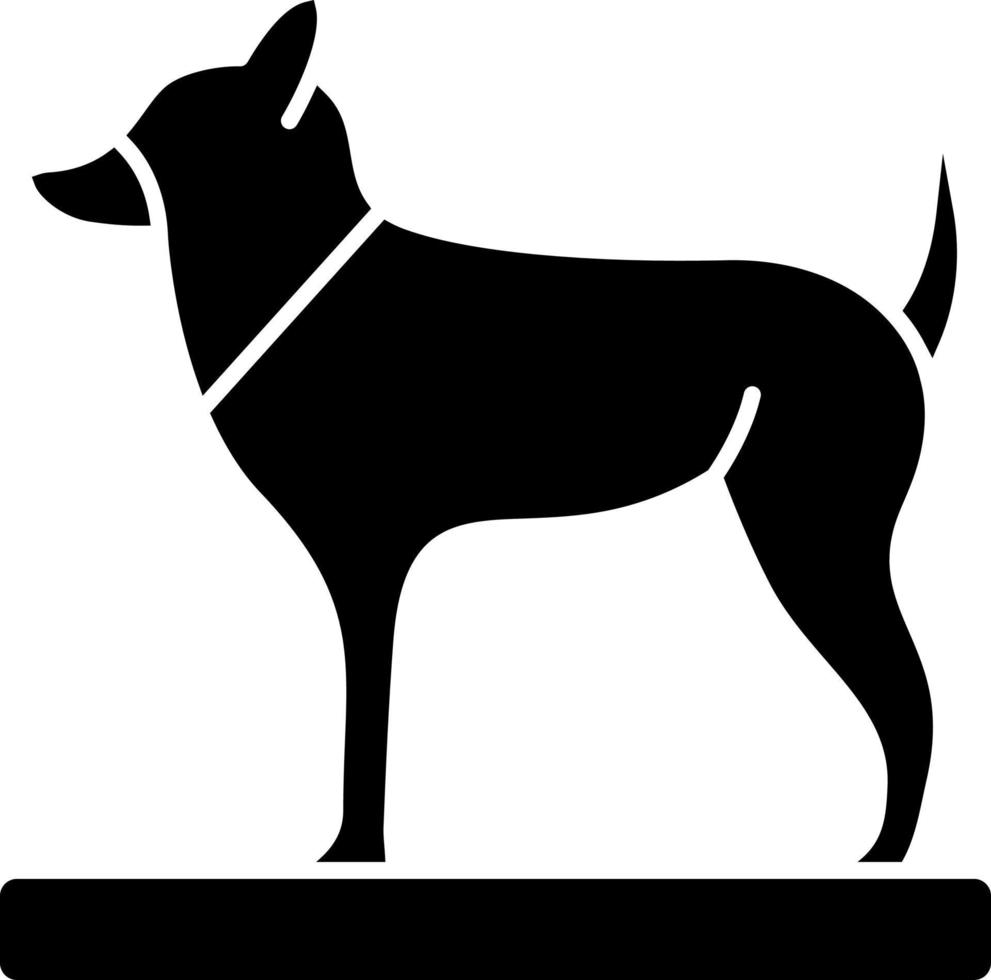 diseño de icono de vector de perro