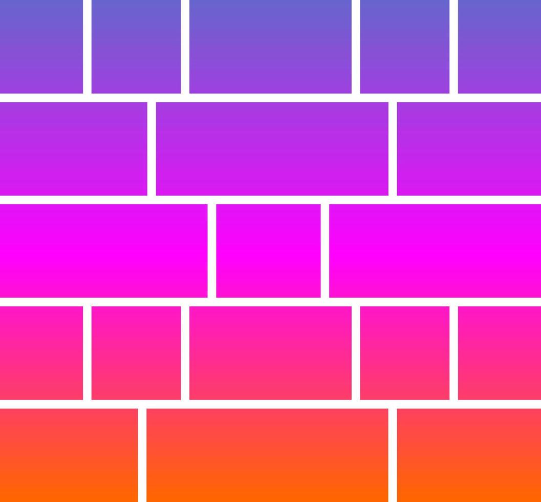 Brick Wall Vector Icon Design