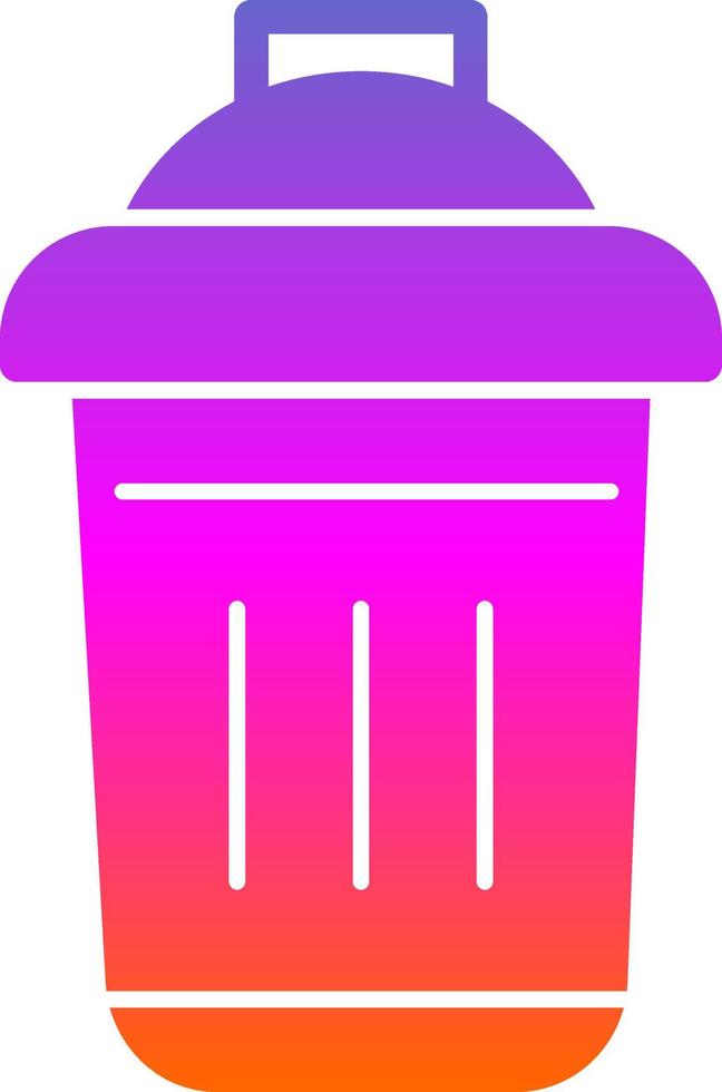 Dustbin Vector Icon Design