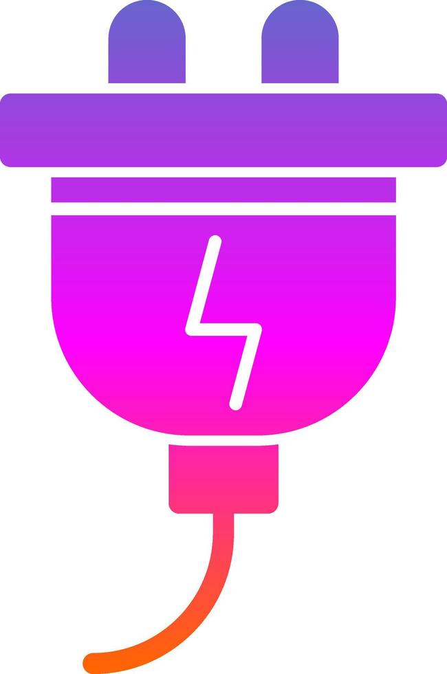 Electric Plug Vector Icon Design