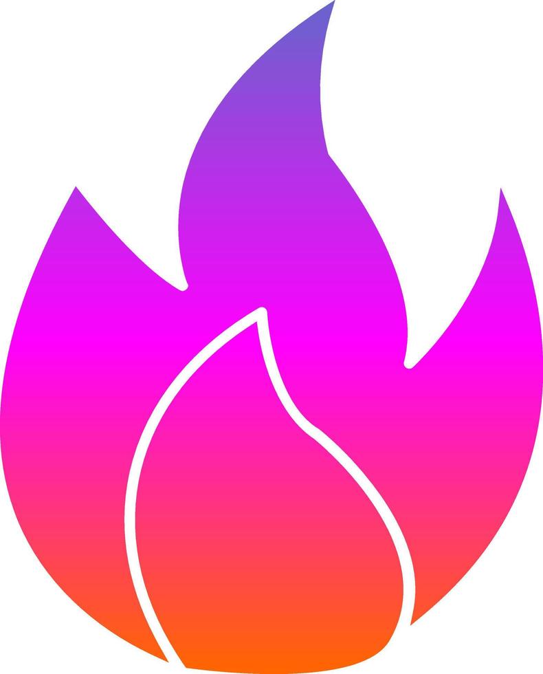 Flame Vector Icon Design