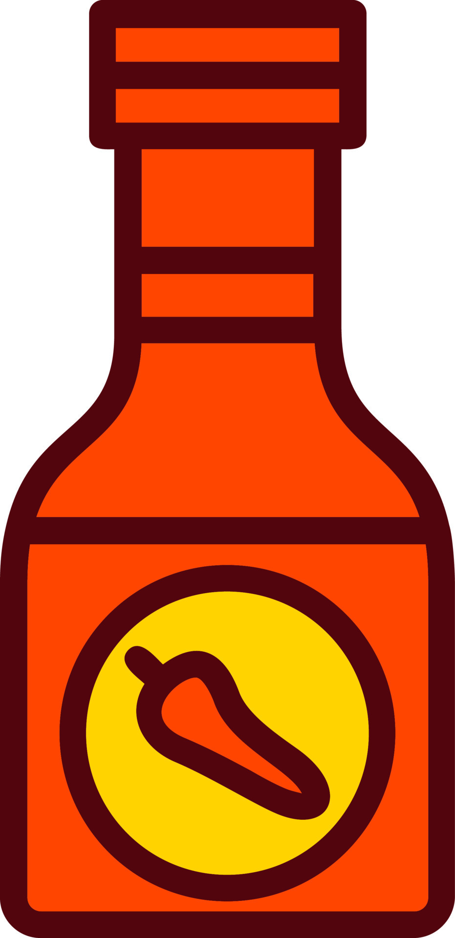 Sauce Bottle Vector Icon 17018419 Vector Art at Vecteezy