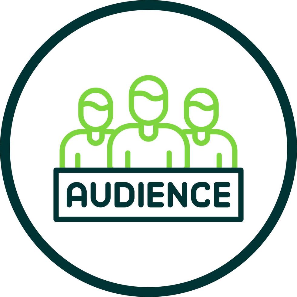 Audience Vector Icon Design