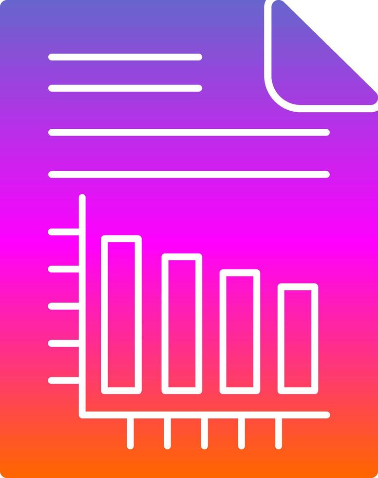 Vertical Bars Vector Icon Design