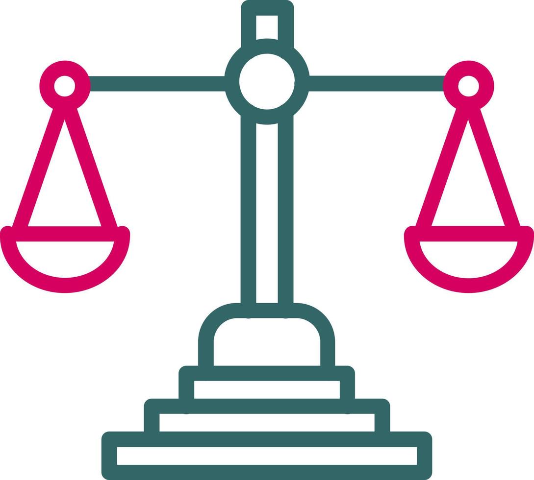 Justice Scale Vector Icon