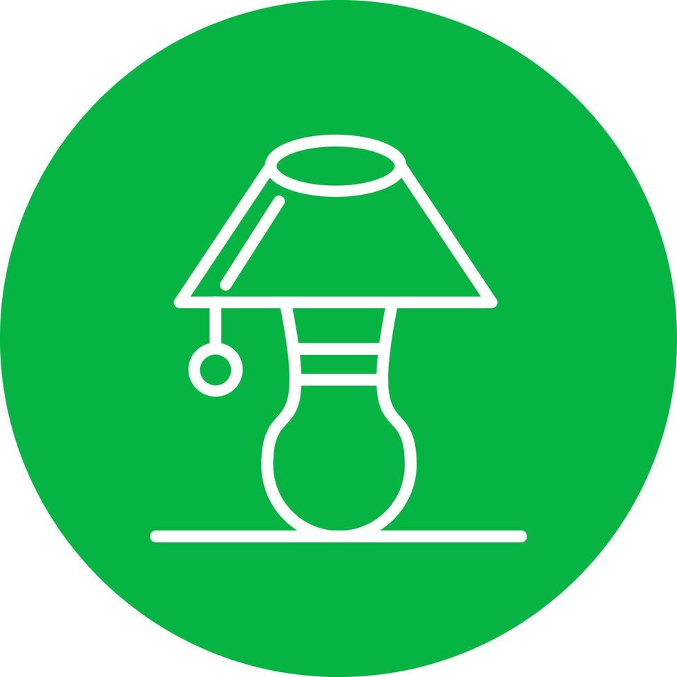 Table Lamp Vector Icon