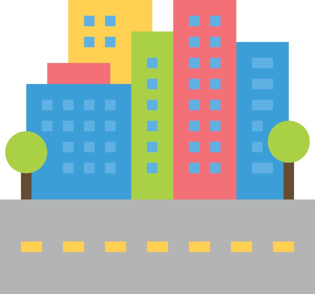 STREET ICON  vector illustration .