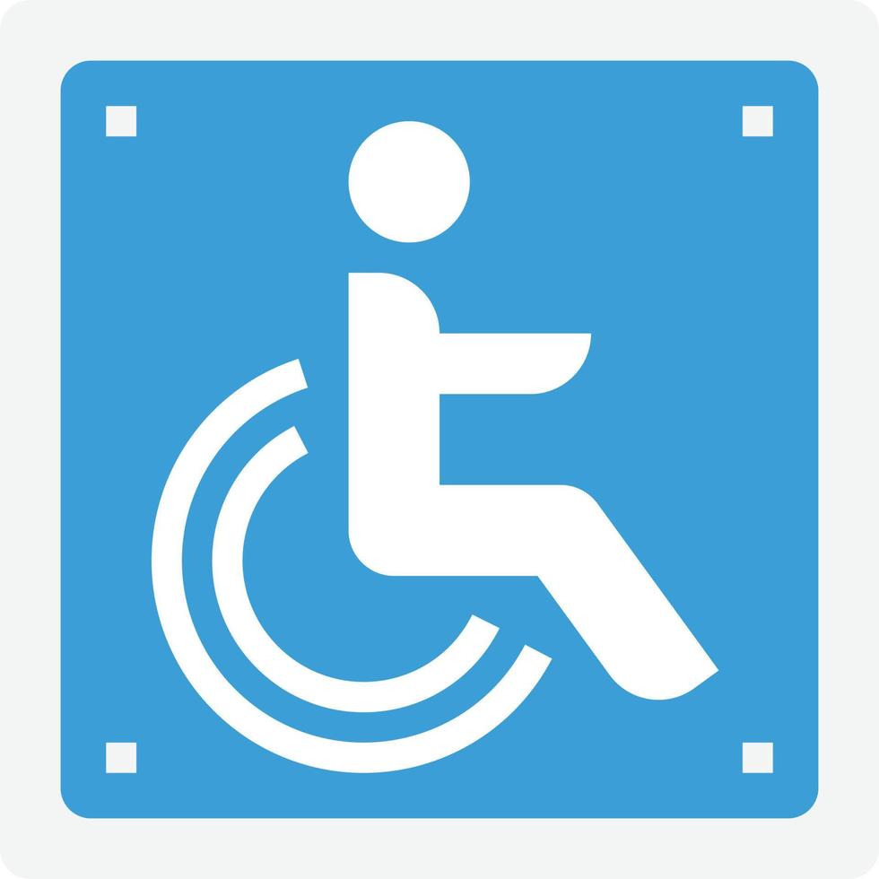 ACCESSIBILITY ICON  vector illustration .