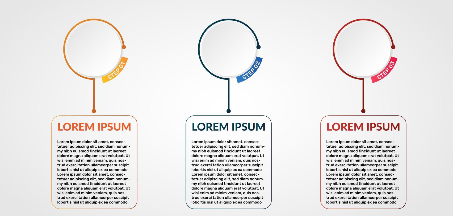 infografía de negocios. plantilla infográfica moderna. plantilla de negocio de vector cc para presentación. concepto creativo para infografía