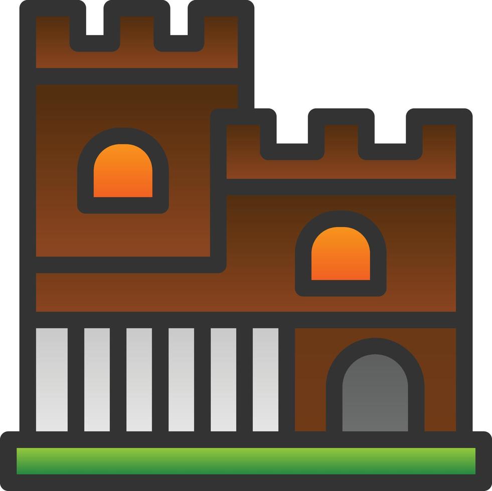 Castle Vector Icon Design