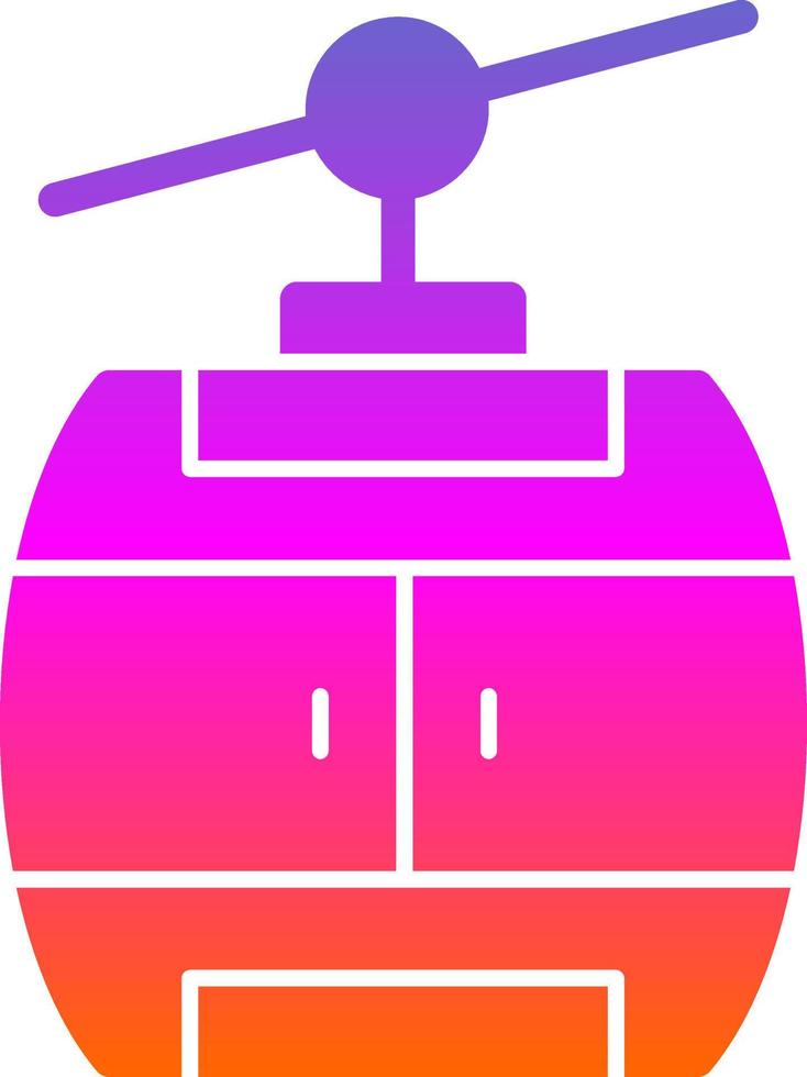 Gondola Vector Icon Design