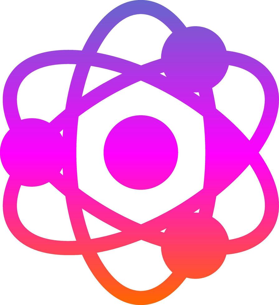Atoms Vector Icon Design