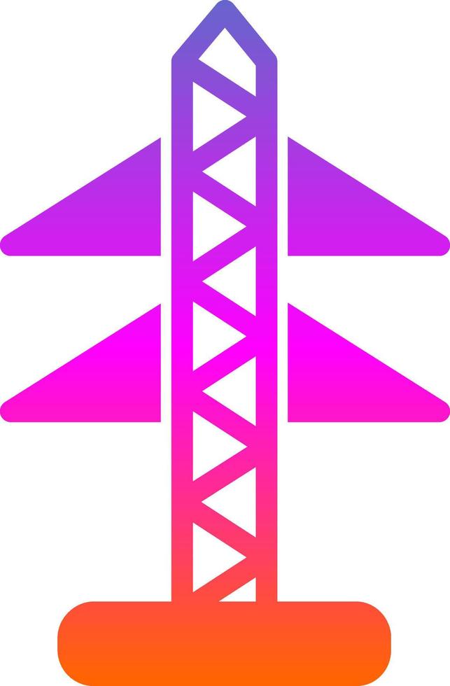 Electric Tower Vector Icon Design