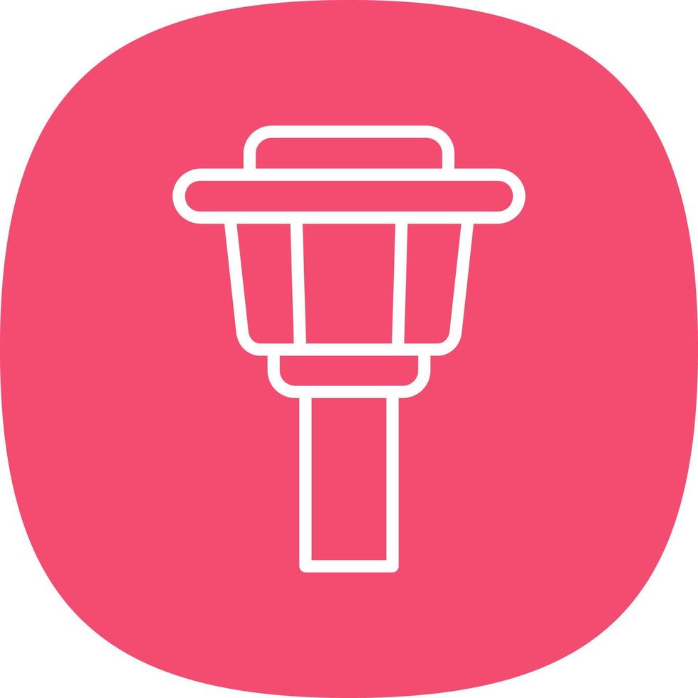 Control Tower Vector Icon Design