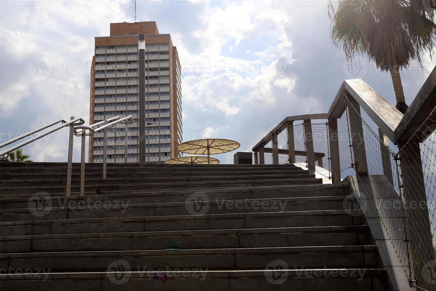 Staircase for going up and down. photo