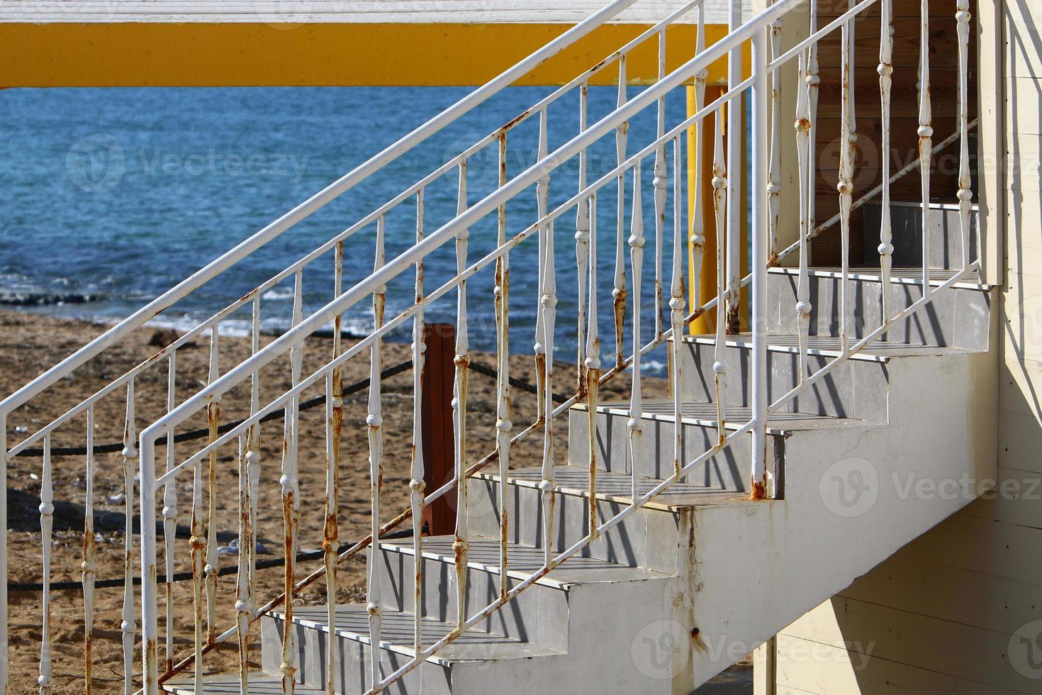 Staircase for going up and down. photo
