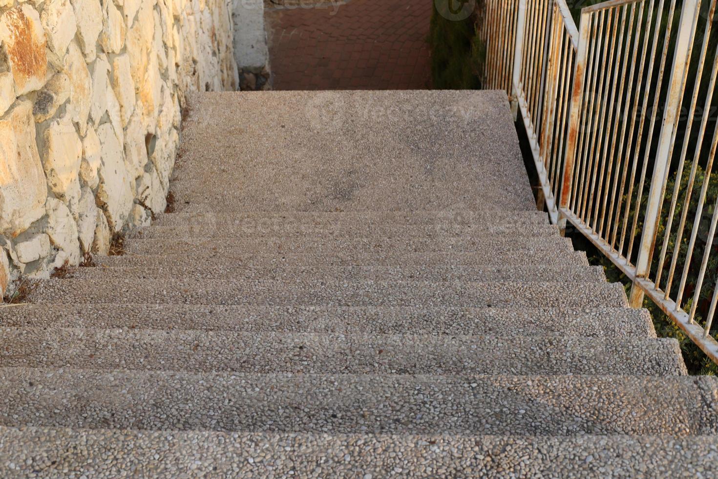 Staircase for going up and down. photo