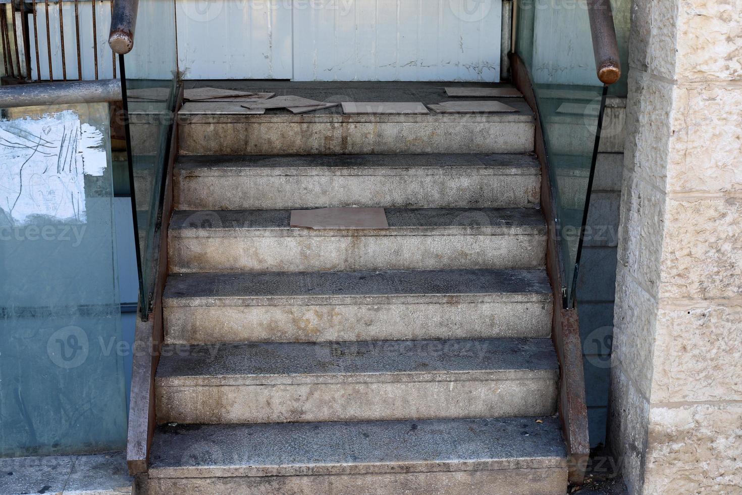 Staircase for going up and down. photo