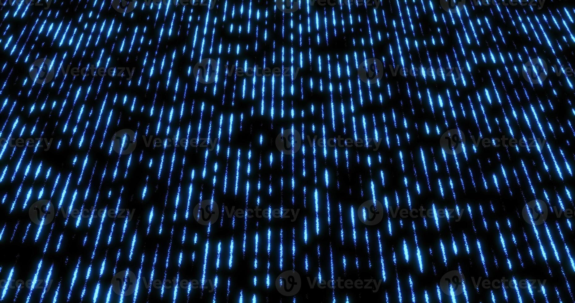 Abstract background of flying blue stripes and vertical lines with a glow effect shiny festive bright beautiful futuristic hi-tech photo