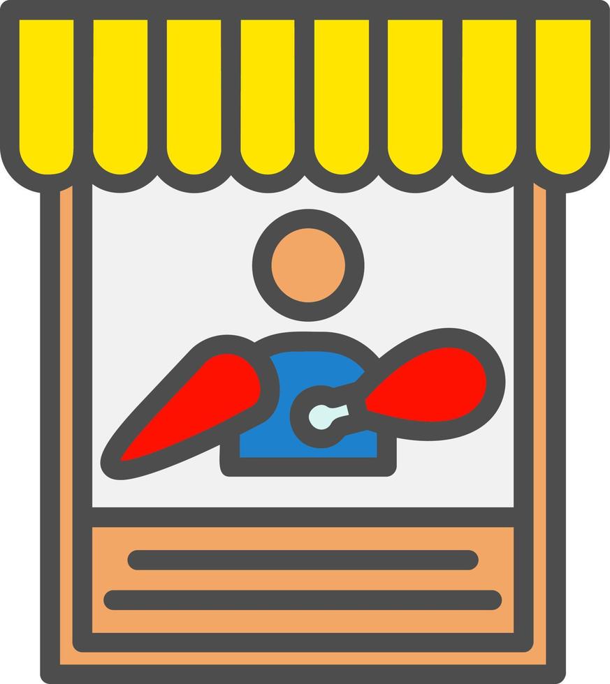 icono de vector de carnicería