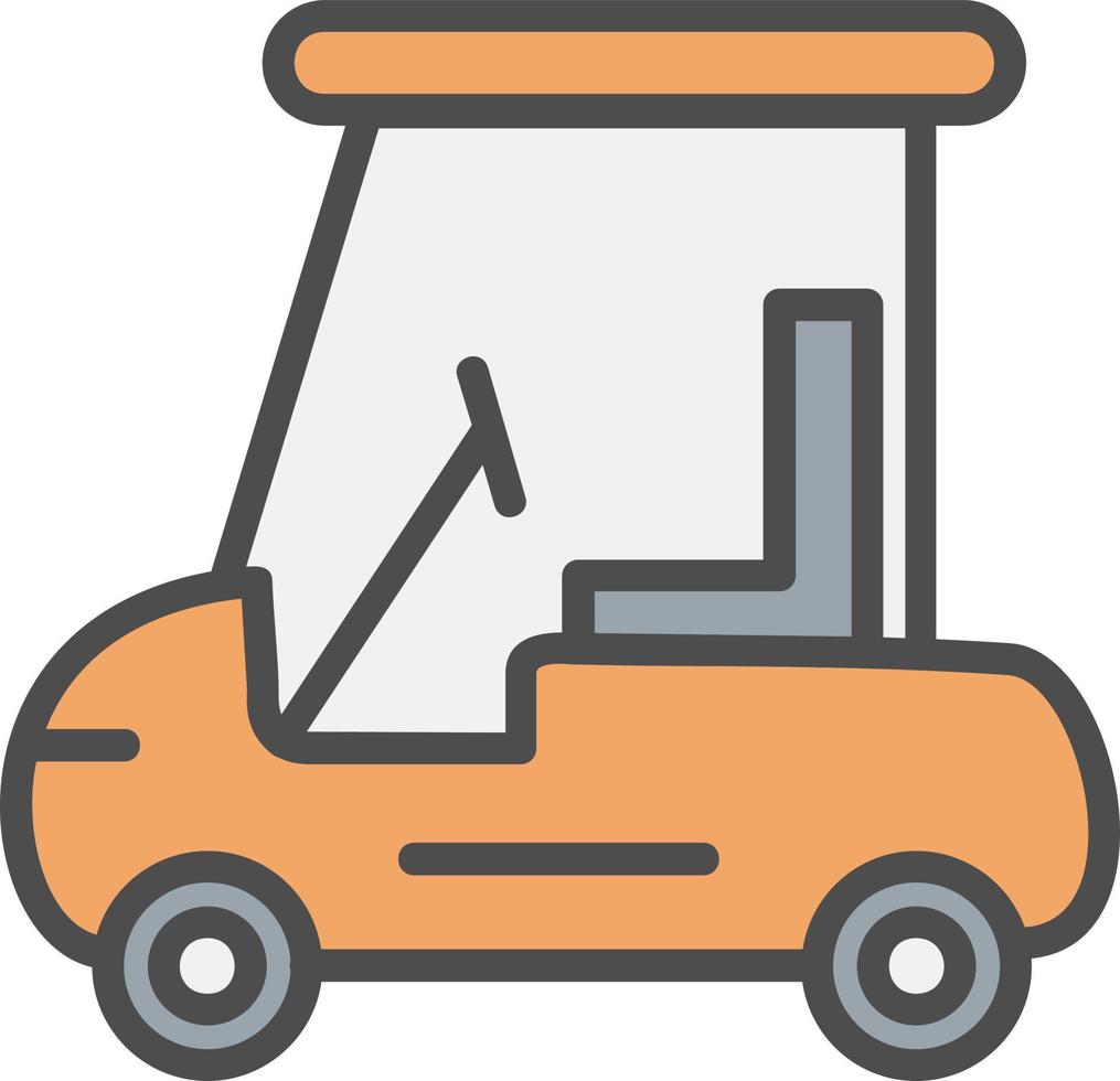 Golf Cart Vector Icon