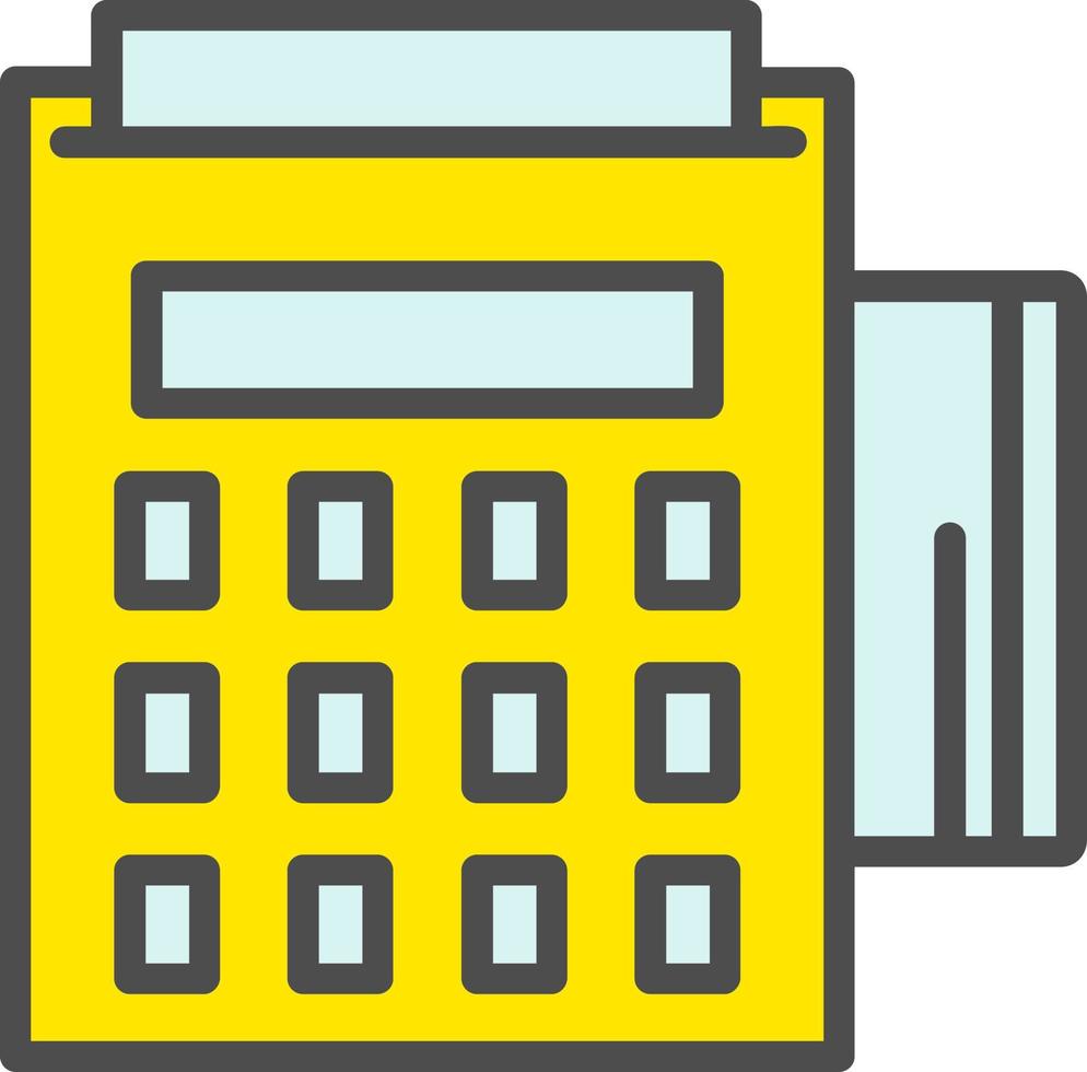 Pos Terminal Vector Icon