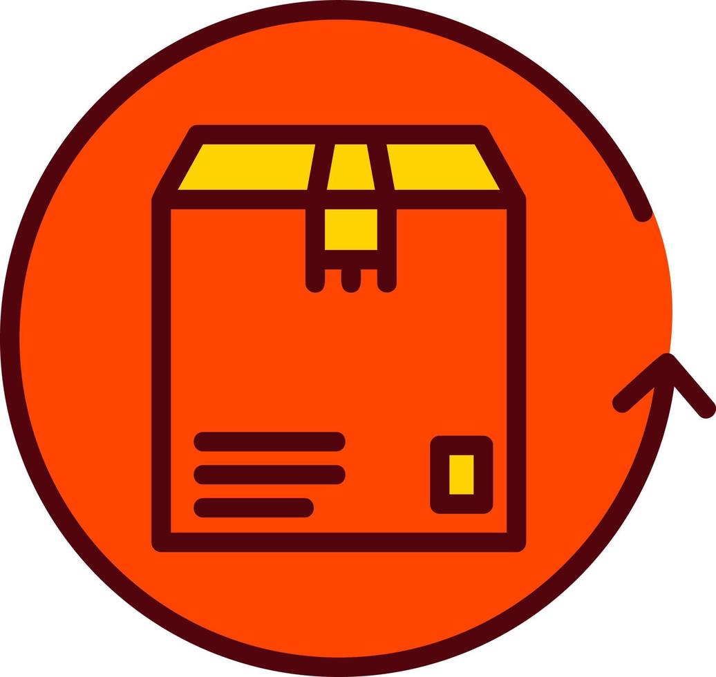 Return Box Vector Icon