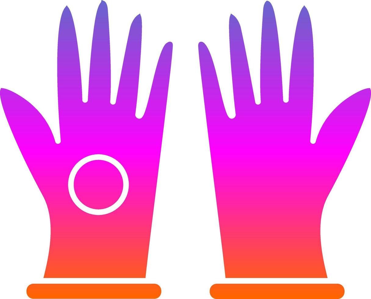 Gloves Vector Icon Design