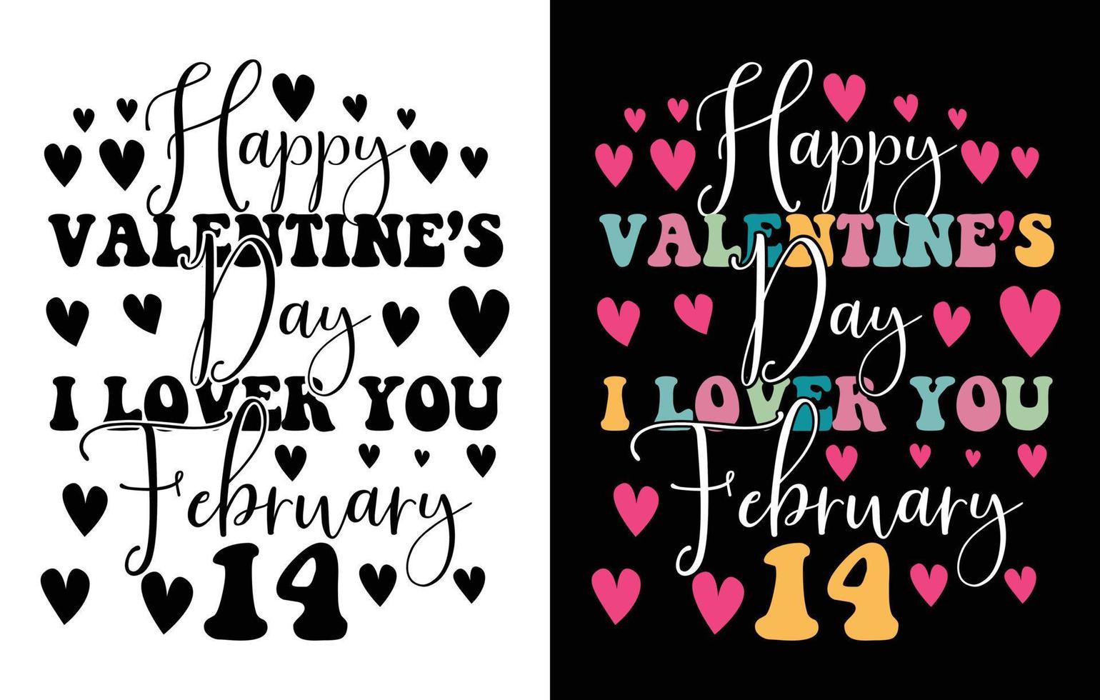 Valentine Day T- Shirt Design FREE vector