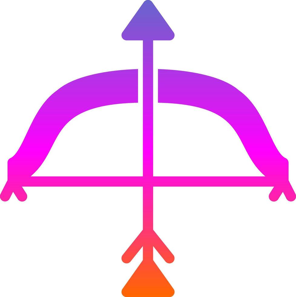 Bow ANd Arrow Vector Icon Design