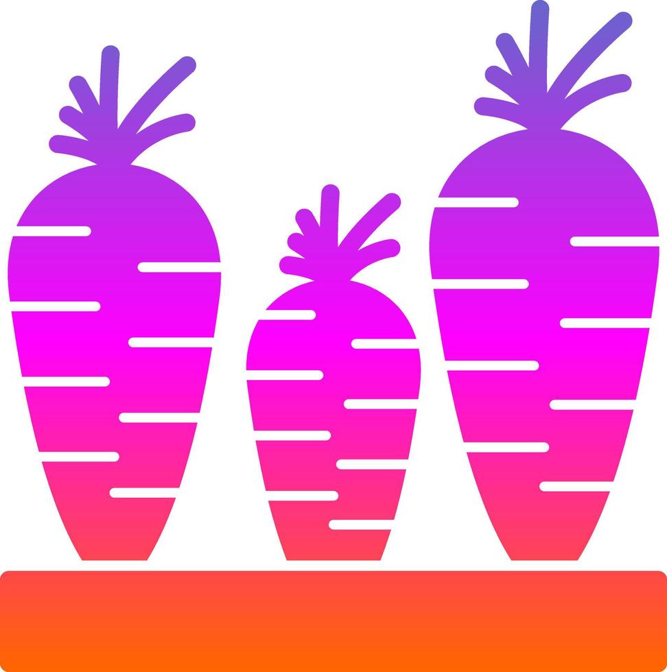 Carrots Vector Icon Design