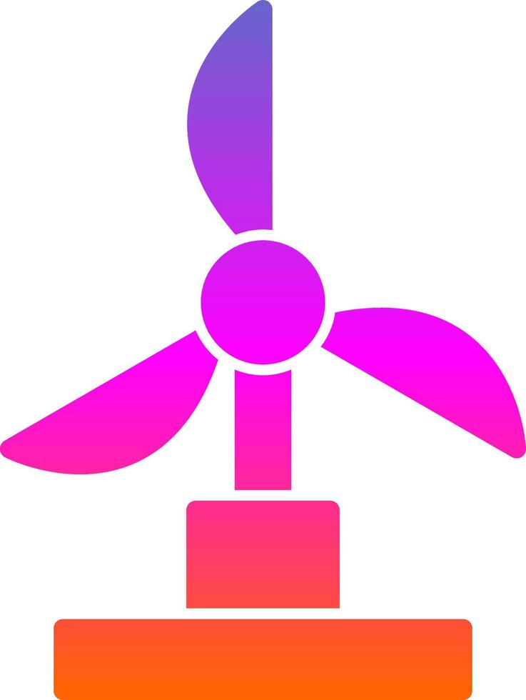 Windmill Vector Icon Design