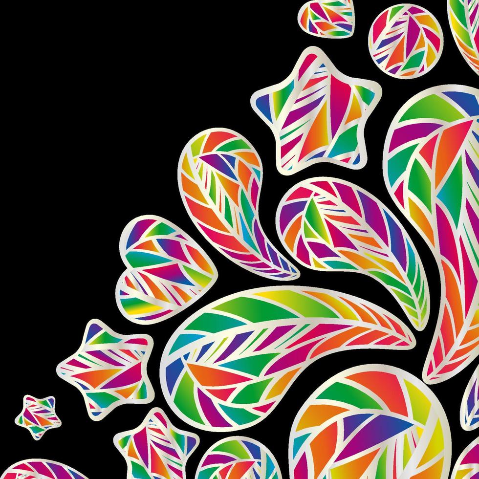Abstract background with colorful design elements. vector