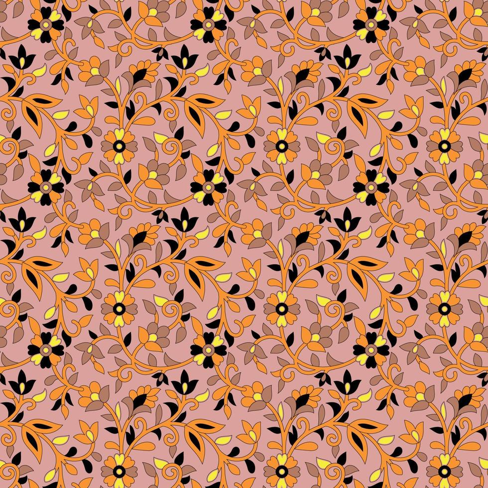 .Seamless floral pattern with tropical flowers, and watercolor. Vector illustration. ready for print. pattern design