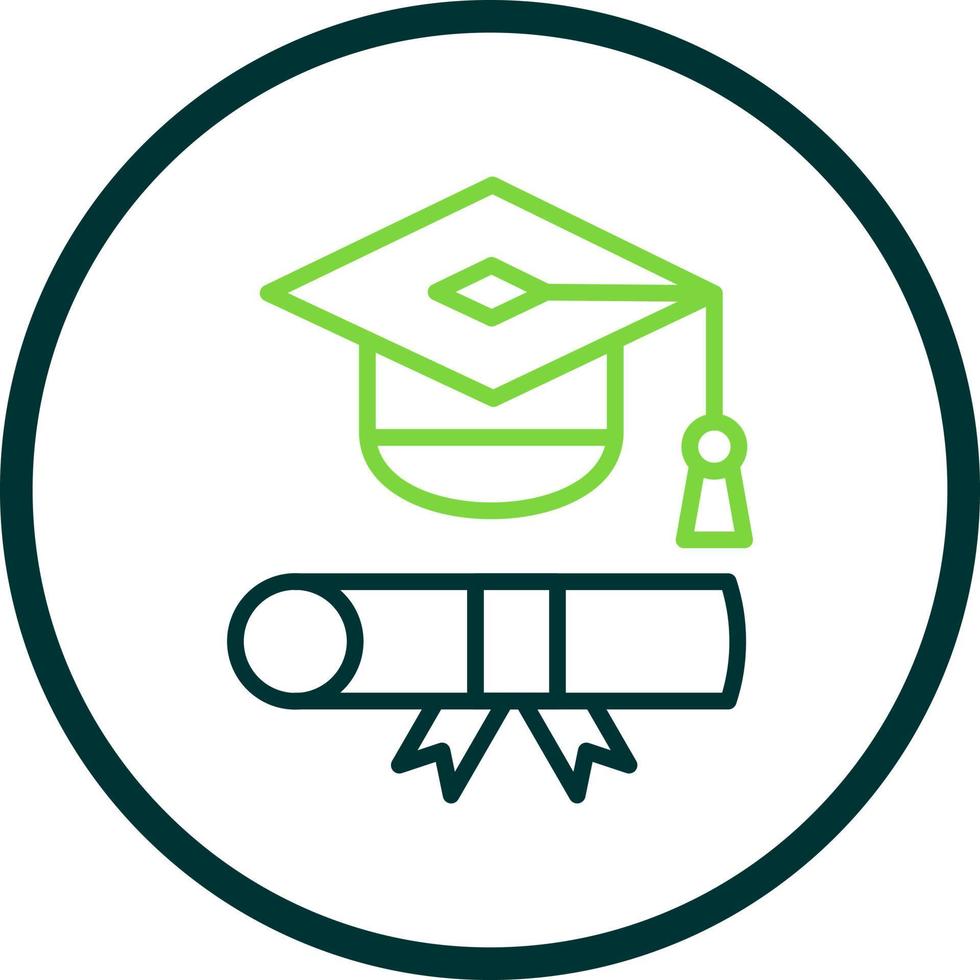 Graduation Toga Vector Icon Design