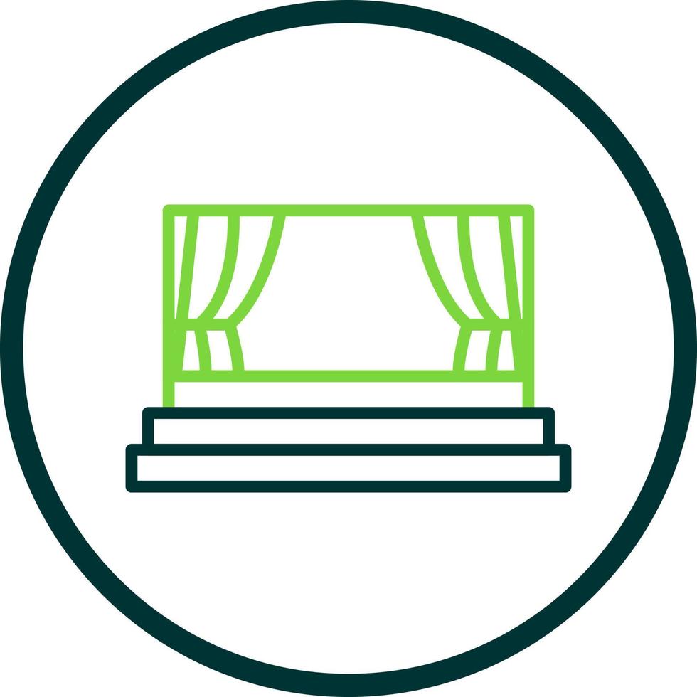 Stage Vector Icon Design