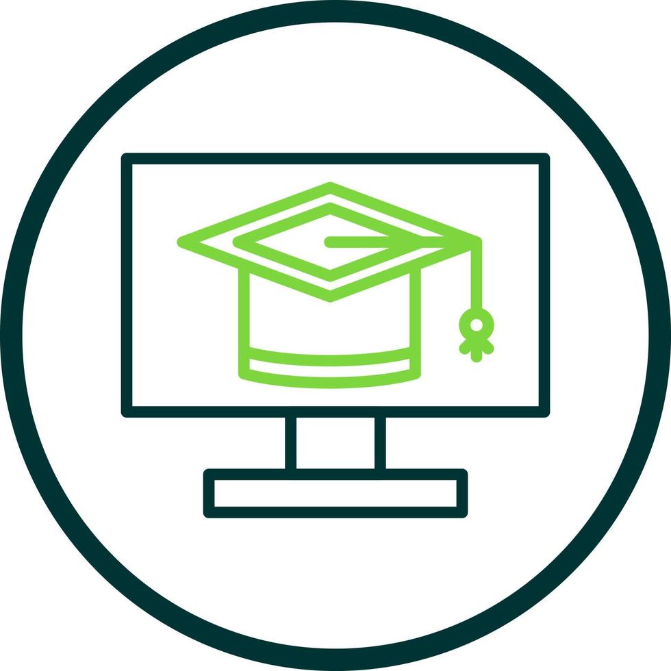 E Learning Vector Icon Design