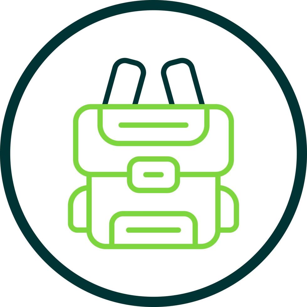 Backpack Vector Icon Design