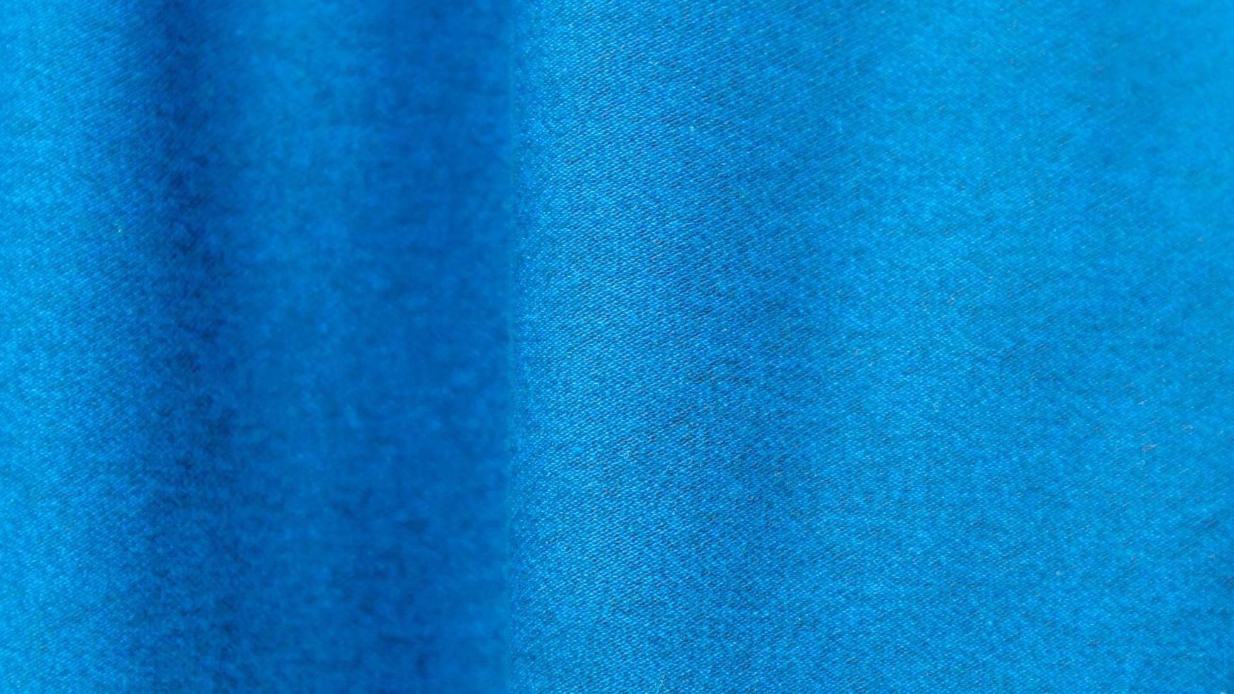 blue cloth texture as background photo