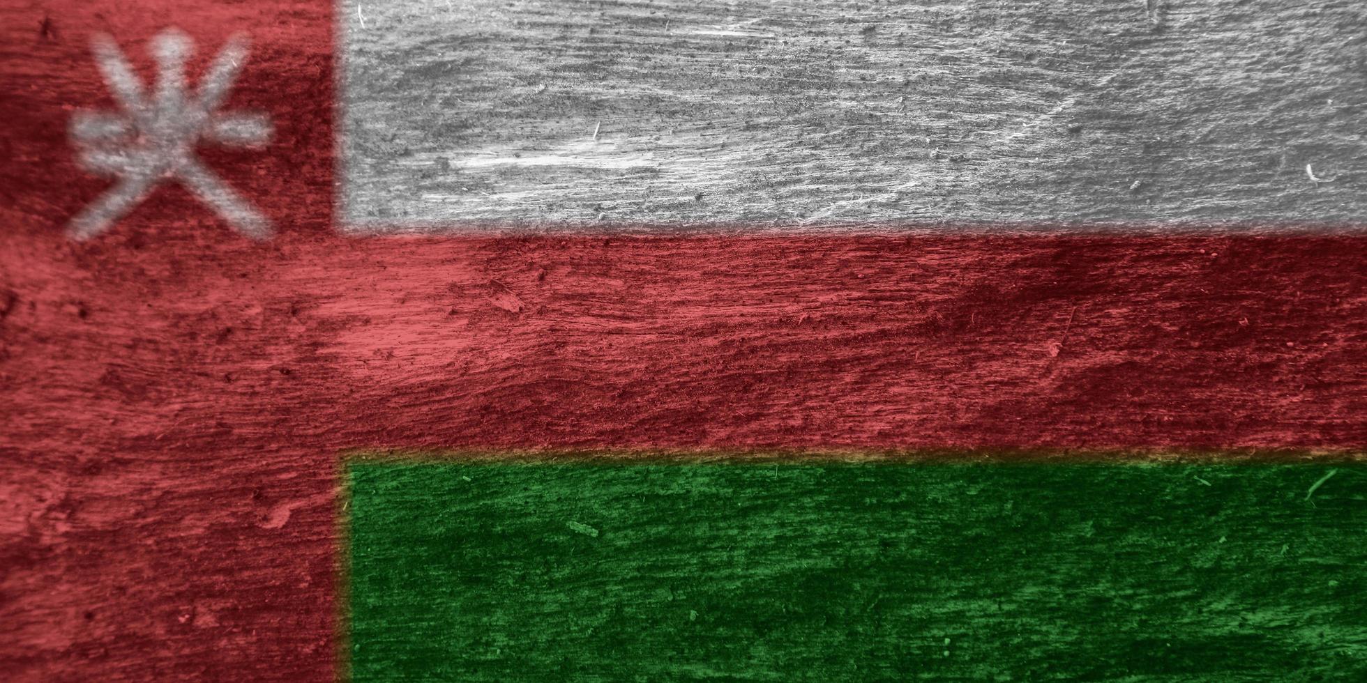 oman flag texture as a background photo