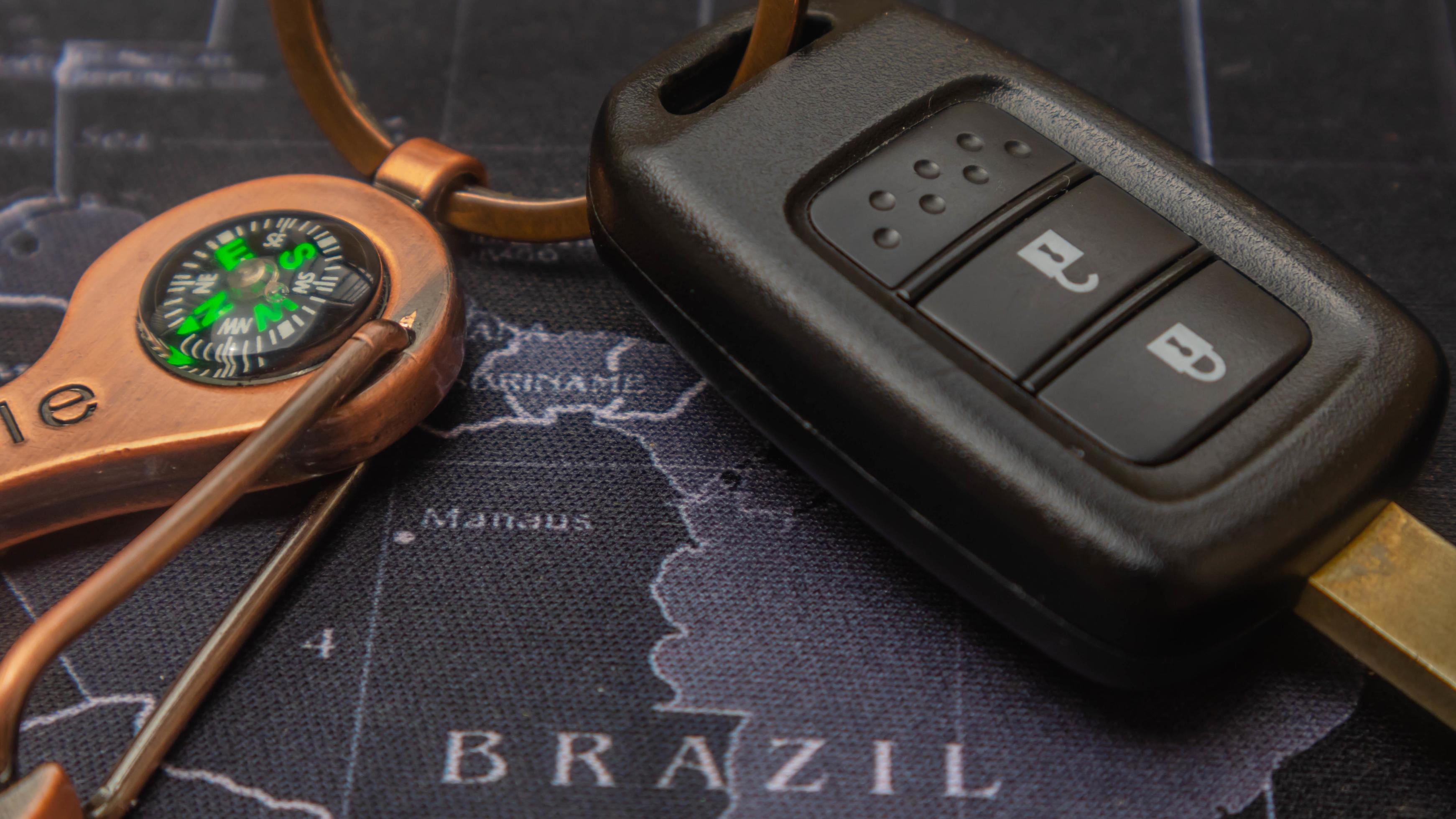 black car keys on black map 17026173 Stock Photo at Vecteezy