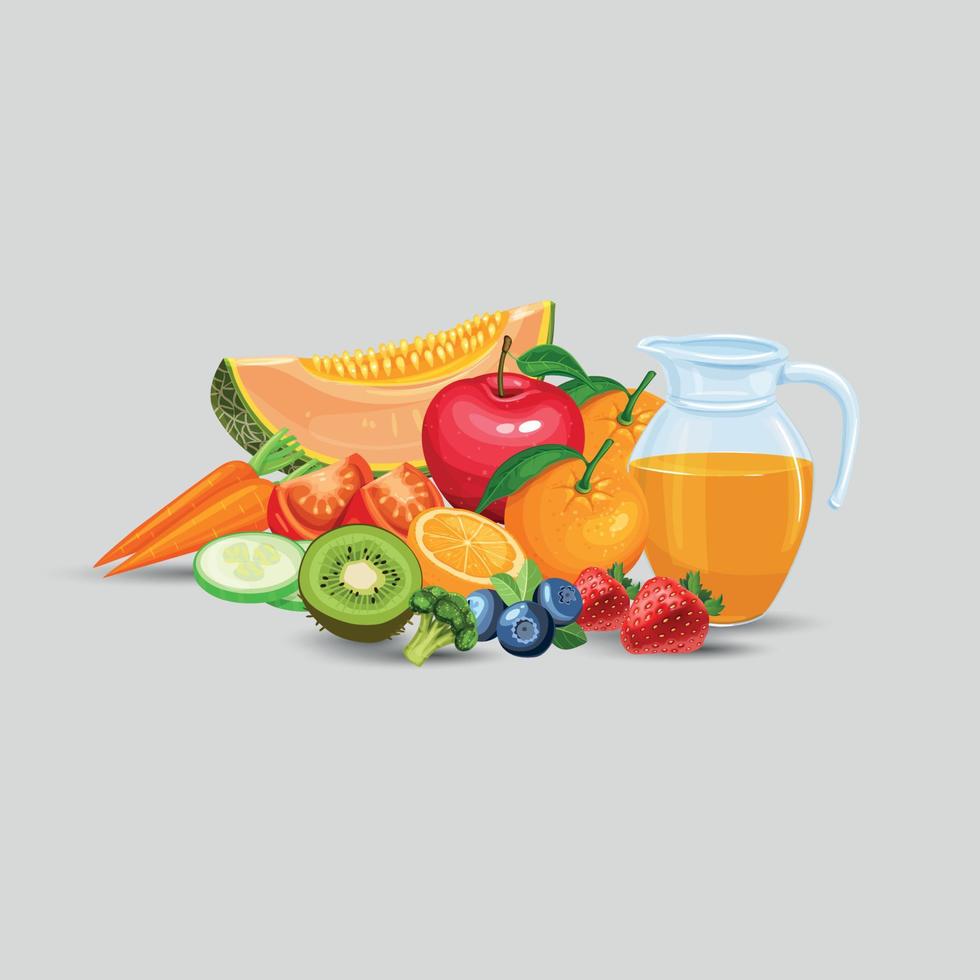 Healthy food and traditional restaurants, cooking, menu, vector illustration