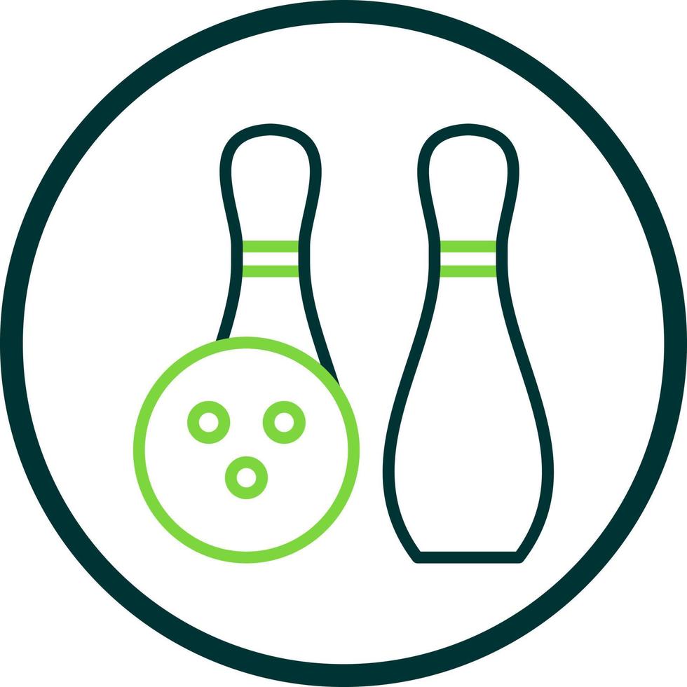 Bowling Vector Icon Design